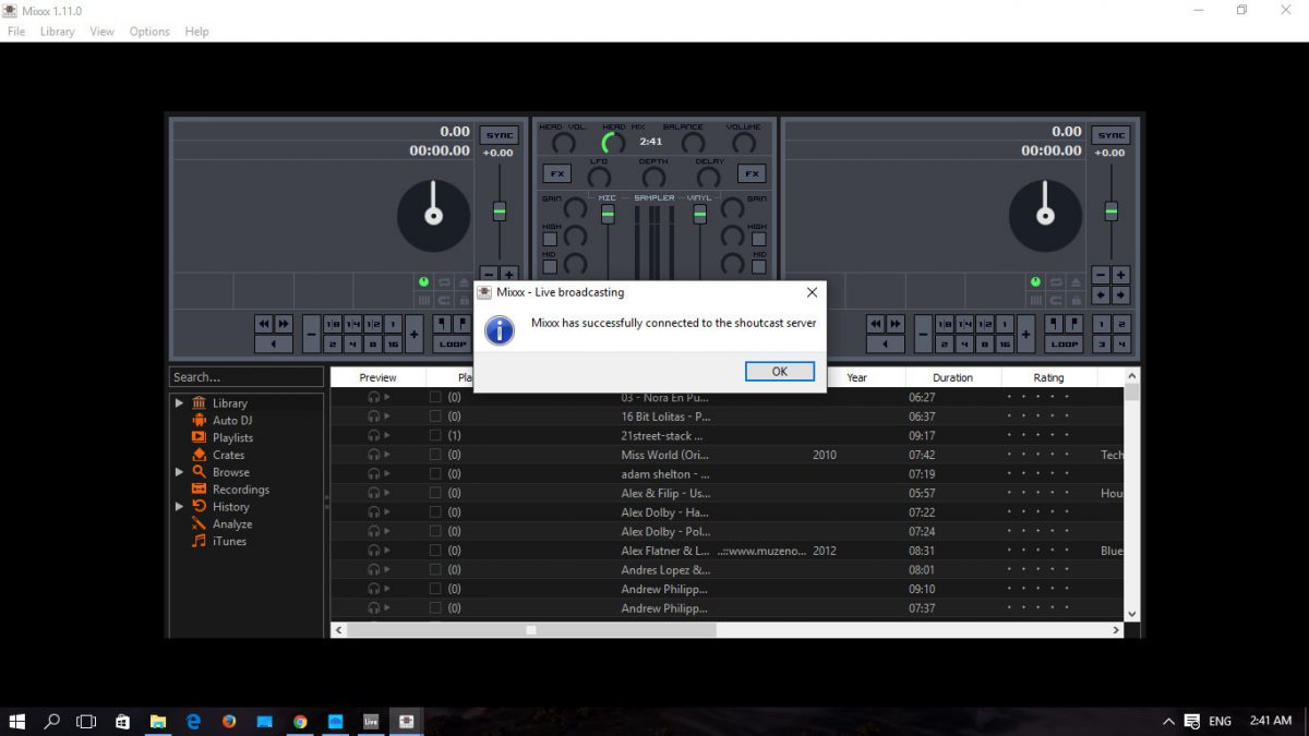 setup ladiocast with shoutcast streaming service