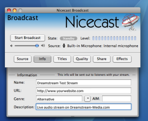 shoutcast encoder nicecast
